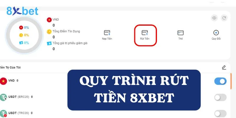 Rút tiền 8Xbet: Quy trình nhanh chóng và an toàn 5 Quy trình rút tiền 8Xbet đơn giản, dễ thực hiện